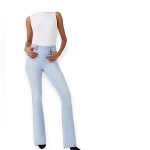 SPANX FLARE Denim pull-on Flare NWT Jeans Light Blue-Size